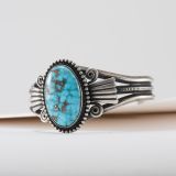 Steve Arviso Kingman Turquoise Cuff