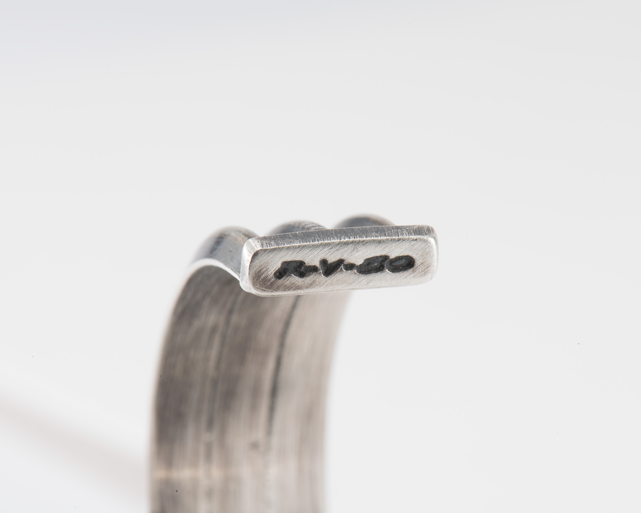 Steve Arviso Royston Turquoise Cuff with Intricate Silverwork