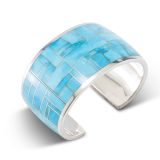 Supersmith Inc Arizona Blue Collection Wide Inlay Cuff