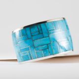 Supersmith Inc Arizona Blue Collection Wide Inlay Cuff