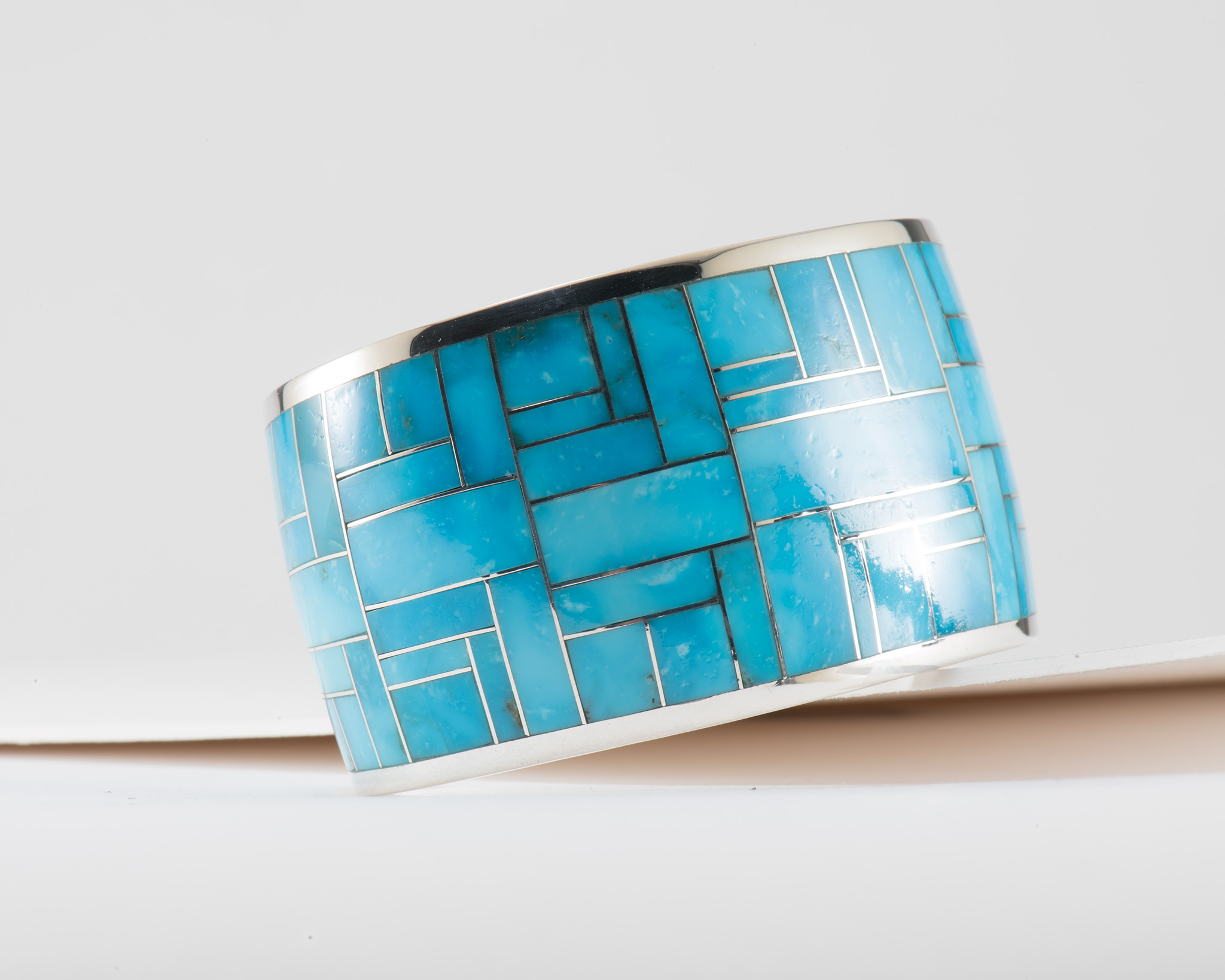 Supersmith Inc Arizona Blue Collection Wide Inlay Cuff