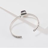 Jared Chavez Sugilite and Stamped Sterling Silver Cuff
