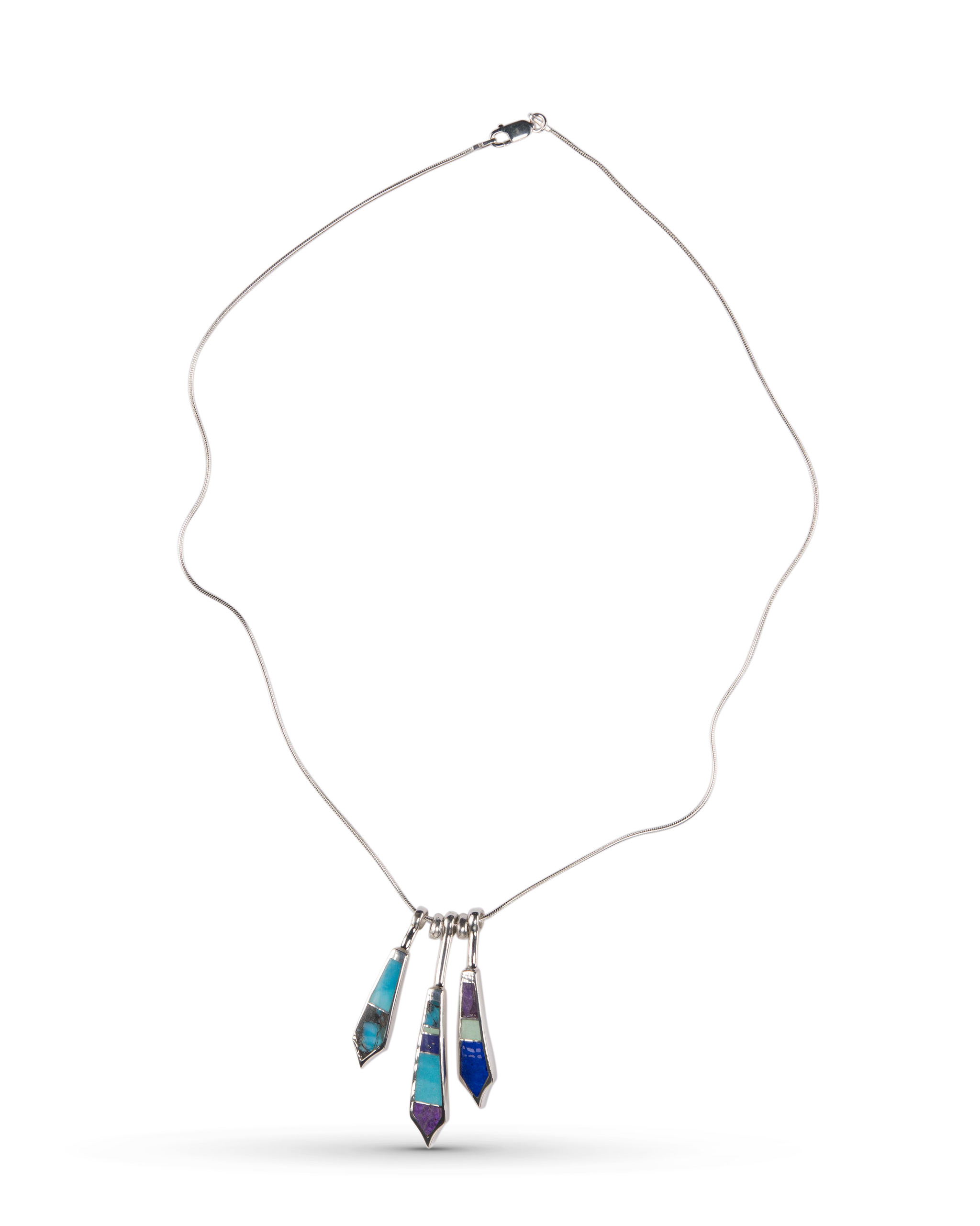 Supersmith Inc Spring Mountain Collection Triple Pendant Necklace