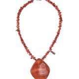 Charlene Reano Mosaic Inlay Reservable Spiny Oyster Shell Necklace