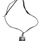Jennifer Curtis Stamped Silver Pendant