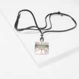 Jennifer Curtis Stamped Silver Pendant