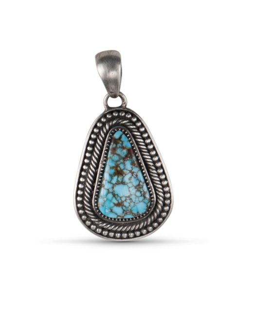 Steve Arviso Kingman Turquoise Pendant