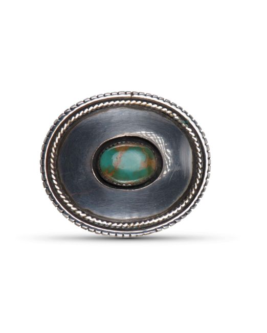 Turquoise and Silver Pendant