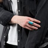 Julian Lovato Turquoise Ring