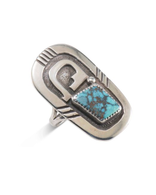Lorenzo Tortalita Overlay and Turquoise Ring