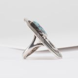 Lorenzo Tortalita Overlay and Turquoise Ring
