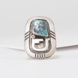 Lorenzo Tortalita Overlay and Turquoise Ring