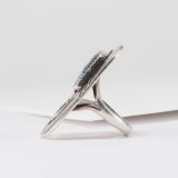 Lorenzo Tortalita Overlay and Turquoise Ring