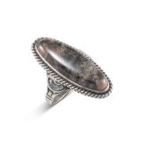 Vintage Navajo Petrified Wood Ring
