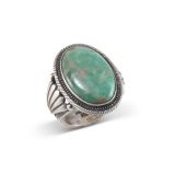 Steve Arviso Royston Turquoise Ring