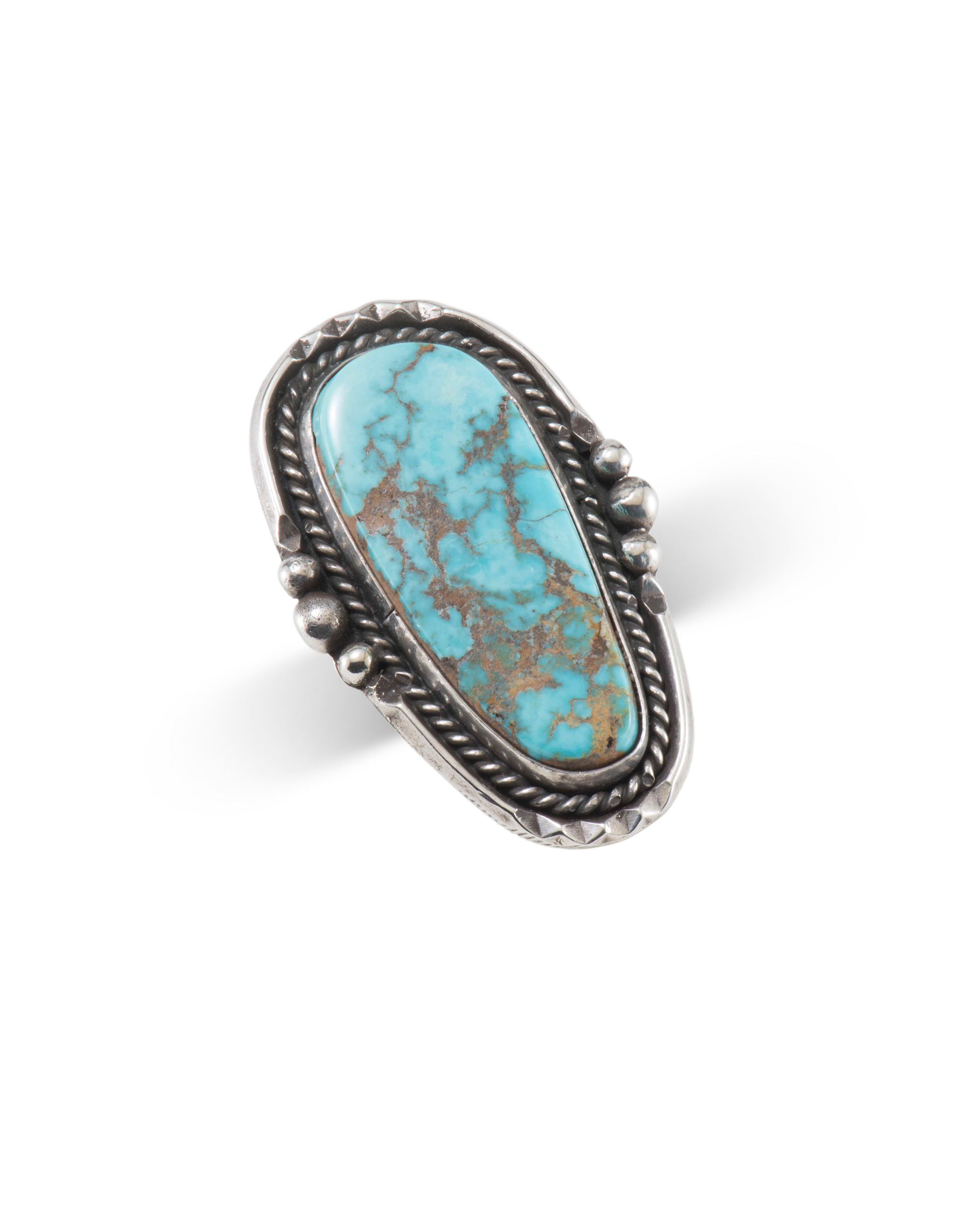 Navajo Turquoise Ring - Four Winds Gallery