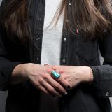 Mike Bird-Romero Turquoise Foot Ring