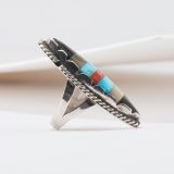 Multi Stone Inlay Ring