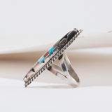 Multi Stone Inlay Ring