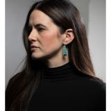 Charlene Reano Turquoise Mosaic Inlay Earrings