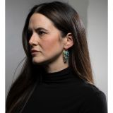 Charlene Reano Mosaic Inlay Statement Earrings