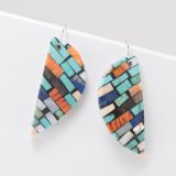 Charlene Reano Mosaic Inlay Statement Earrings