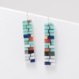 Charlene Reano Mosaic Inlay Earrings