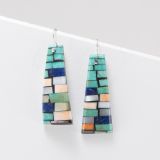Charlene Reano Mosaic Inlay Earrings