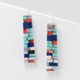 Charlene Reano Mosaic Inlay Earrings