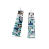 Charlene Reano Mosaic Inlay Earrings