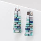 Charlene Reano Mosaic Inlay Earrings