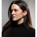 Janalee Reano Mosaic Inlay Triangle Studs