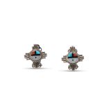 Zuni Sunface Clip On Earrings