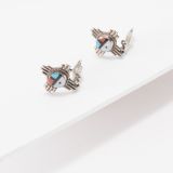 Zuni Sunface Clip On Earrings