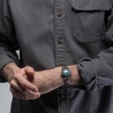 Steve Arviso Kingman Turquoise Cuff