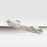 Jennifer Curtis Stamped Sterling Silver Carinated Cuff