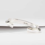Jennifer Curtis Stamped Sterling Silver Carinated Cuff