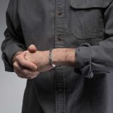 Jennifer Curtis Stamped Sterling Silver Carinated Cuff