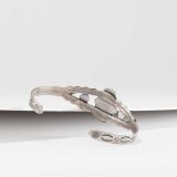 Fred Harvey Era Silver and Turquoise Cuff