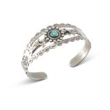 Fred Harvey Era Nickel Silver Cuff