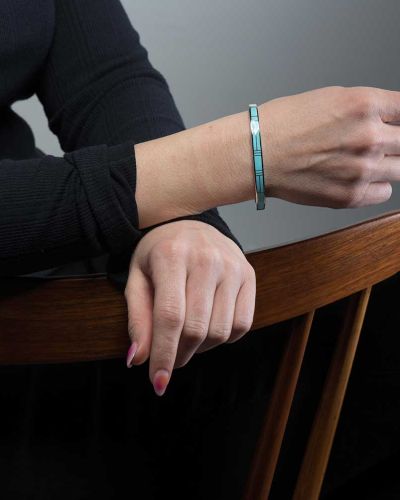 Supersmith Inc Arizona Blue Collection Inlay Cuff
