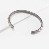 Maria Samora Oxidized Silver Pyramid Cuff