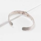 Fred Harvey Era Silver and Turquoise Cuff