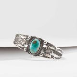 Fred Harvey Era Blue Gem Turquoise Cuff