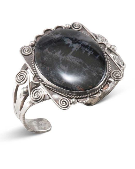Vintage Navajo Petrified Wood Cuff