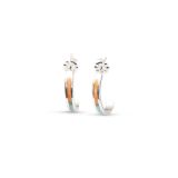 Jimmy Poyer Inlay Hoop Earrings