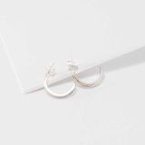 Jimmy Poyer Inlay Hoop Earrings