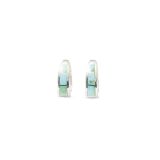 Supersmith Inc Sonoran Gold Collection Inlay Huggie Earrings