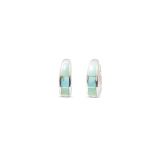 Supersmith Inc Sonoran Gold Collection Inlay Huggie Earrings