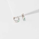 Supersmith Inc Sonoran Gold Collection Inlay Huggie Earrings